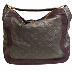 Louis Vuitton Audacieuse GM Monogram Hobo Bag Purple Gray NIB w/Receipt